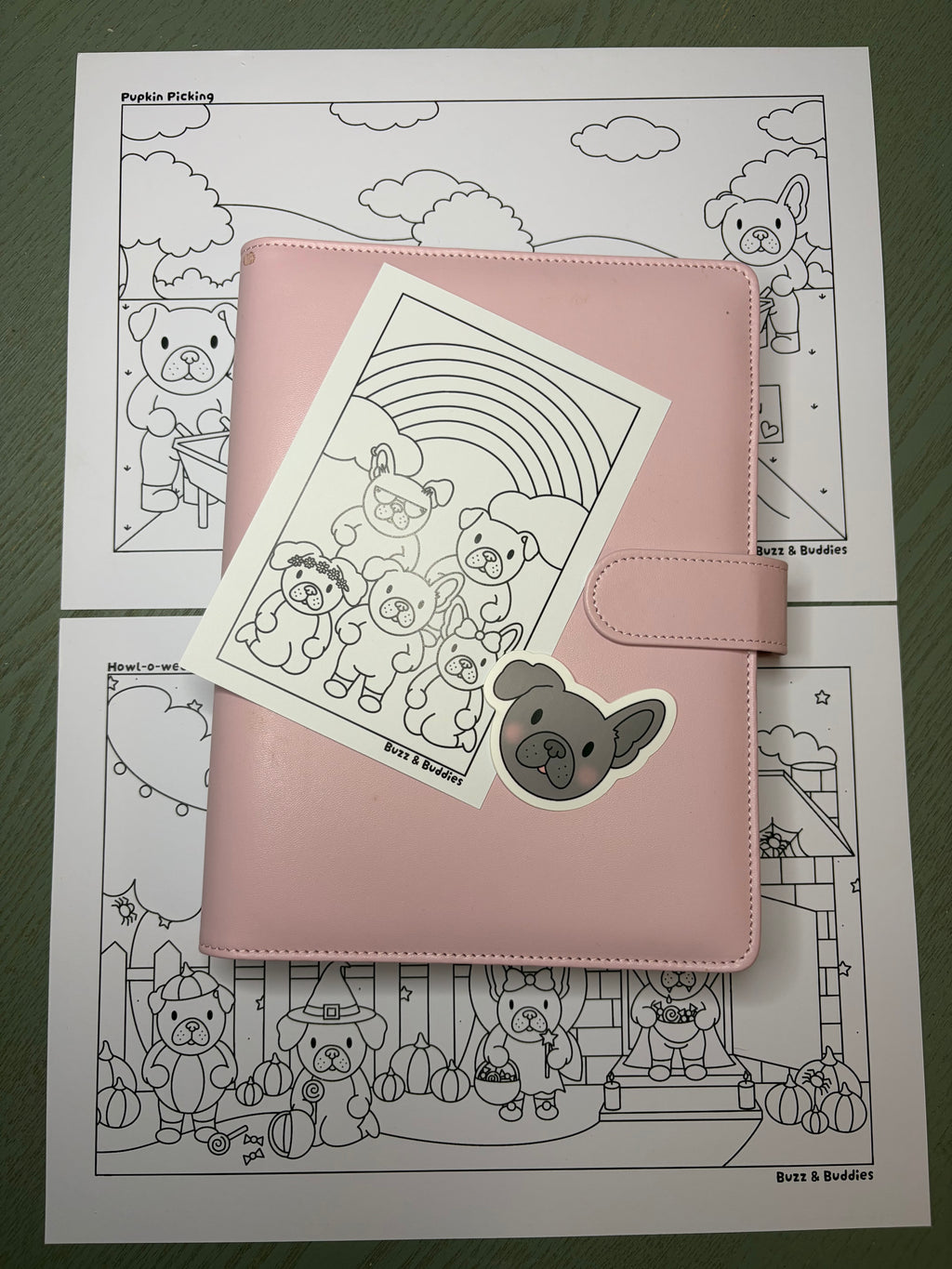 Howl-o-ween Colouring Page Bundle