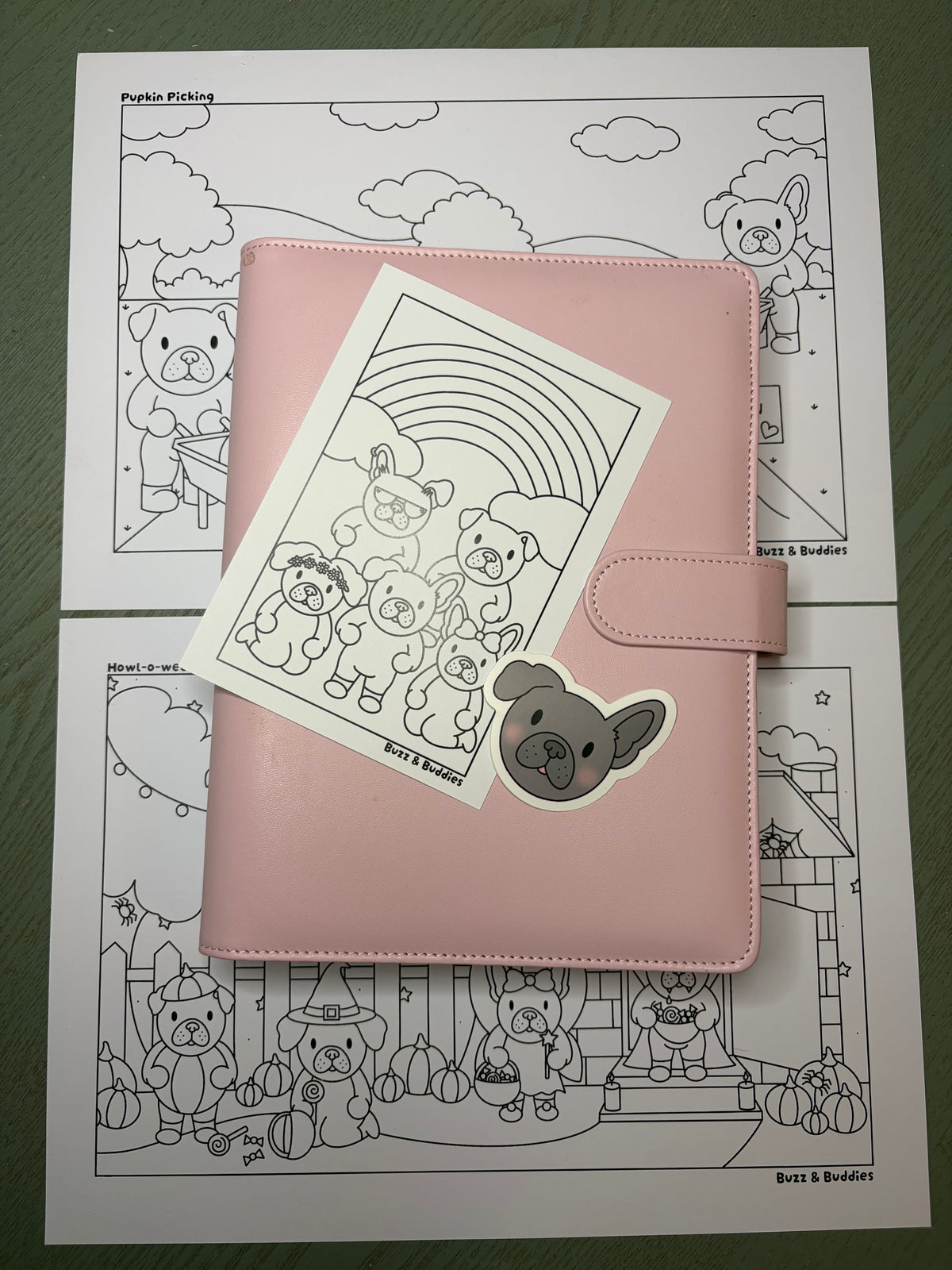 Howl-o-ween Colouring Page Bundle
