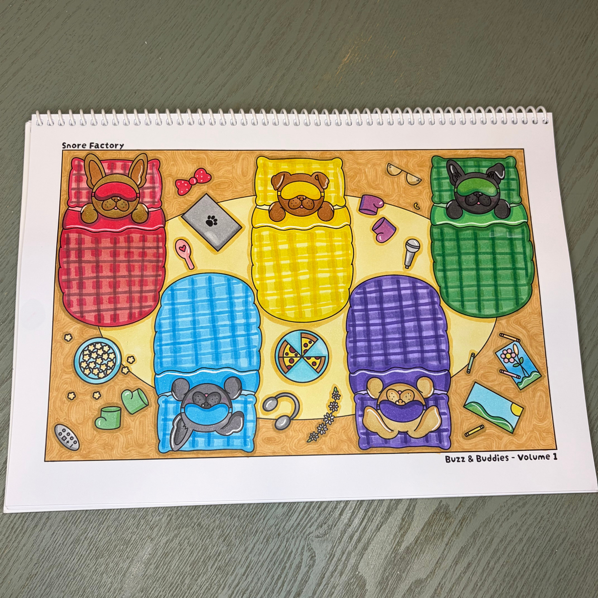 Buzz & Buddies - Volume 1 - Premium Cardstock Colouring Book